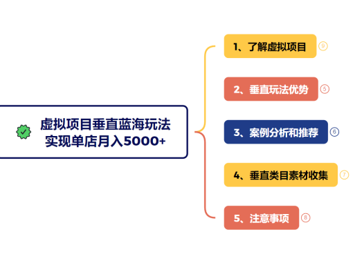 虚拟项目垂直玩法,冷门爆品+蓝海布局,单店实现月入5000+